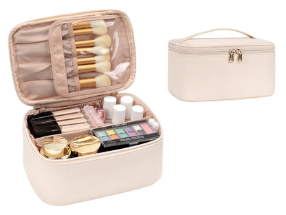 Makeup Bag Portable Cosmetic Bag Large Capacity Travel Makeup Case Organizer Black For Women Toiletry Bag for Girls Traveling