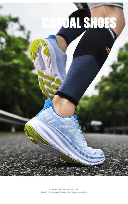 Men's Running Shoes Luxury shoes Couple Outdoor Sneakers Cushioning Breathable Mesh Off-road Trainer Shoes Race Non-Slip Fashion.