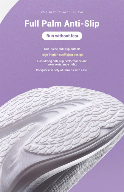 Xtep Laufschuhe für Damen, 2022, Sommer, atmungsaktiv, leicht, mit Rebound-Dämpfung, Stoßdämpfung, Sportschuhe 875218110014.