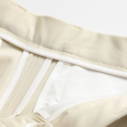 29-42 Men's Summer Pants Thin Straight Stretch Casual Pants with No Trace No Ironing Fabric Silky and Cool Feeling