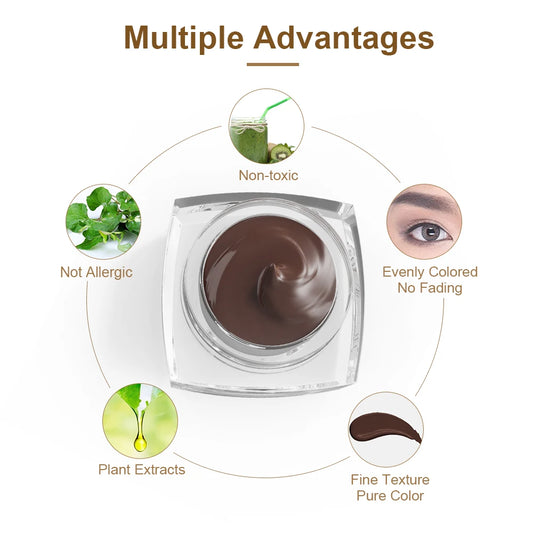 Maser Microblading Pigment Professional Eyebrow Micro Tattoo Ink Eyeliner Lips Makeup Tattoo Pigment Microblading Ink.