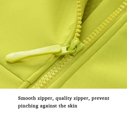 JNLN Men Women Waterproof Soft Shell Jacket Windproof Warm Fleece Rain Coat Unisex Hiking Climbing Trekking Outdoor Windbreaker.