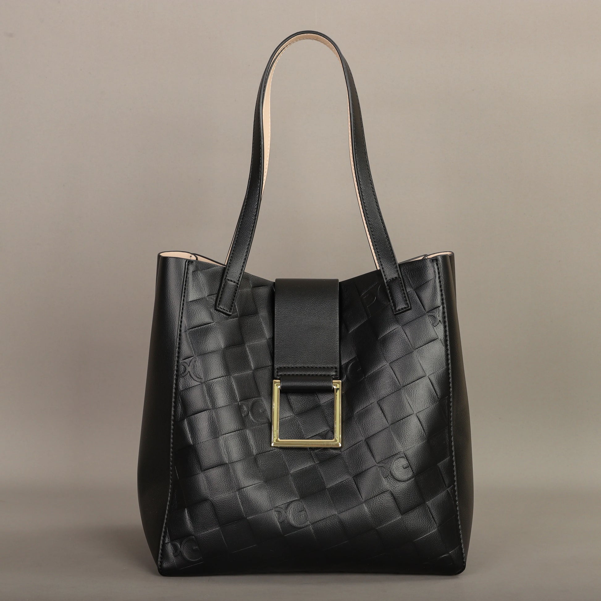 PG Lady Light Luxury High-End Design Large Capacity 2025 New Fashion PU Artificial Eco-Friendly Leather Single Shoulder Bag.