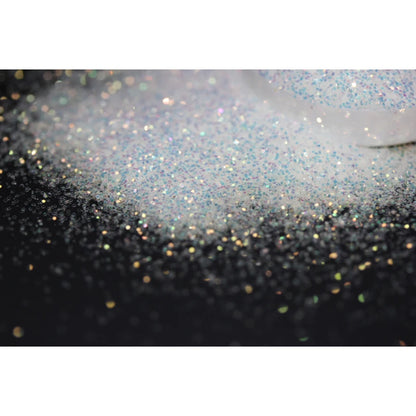 Ultra Fine Colorful Spark - Solvent Resistant White Iridescent Glitter -  - 015 Size, 0.5 mm.