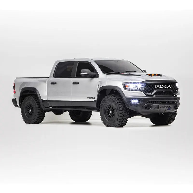 KM Thunder Dodge Tyrannosaurus RAM 1500 Simulation 1/8 Remote Control Electric 4WD Climbing Vehicle Pickup Off road Vehicle.
