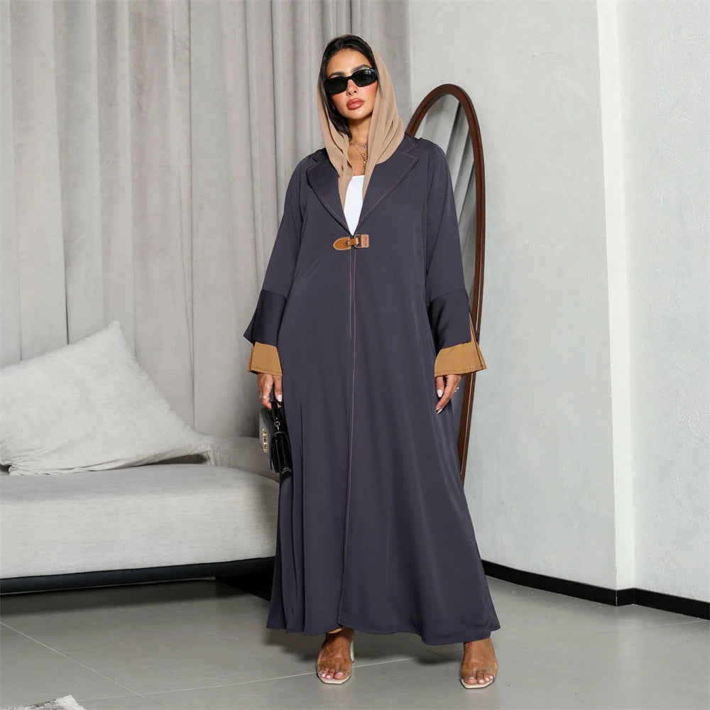Ramadan Abayas For Women Eid Open Kimono Abaya Damen Dubai Muslim Kaftan Dress Islam Clothing Kebaya Caftan Marocain Robe Femme.