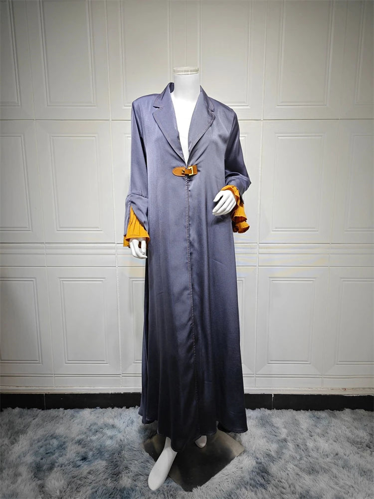 Ramadan Abayas For Women Eid Open Kimono Abaya Damen Dubai Muslim Kaftan Dress Islam Clothing Kebaya Caftan Marocain Robe Femme.