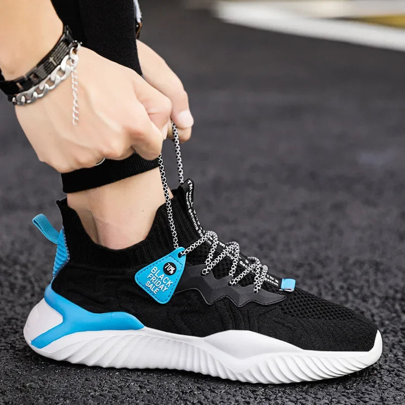 Tenis Men Sneakers  Running Mens Casual Shoes Luxury Sneakers Trainer Race Breathable Shoes Fashion Mesh Loafers Shoes for Men.