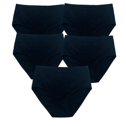 5Pcs/Set High Rise Cotton Panties Women Sexy Lingerie Solid Color Briefs Female Seamless Underwear Comfort Intimates.