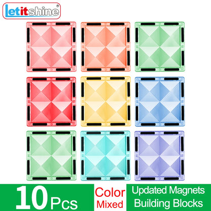 Montessori Magnetic Toys Education Stem Developmental Building Blocks Magnet Tiles Construction Bricks Kids Baby Boy Puzzle Game