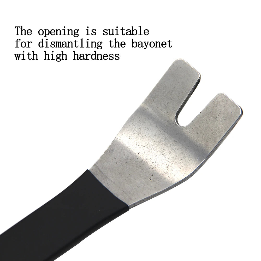 Hebelplatten-Schnallentreiber aus Edelstahl für die Entfernung von Automodifikationen der Audioleavigation, Mittelkonsolen-Innentürverkleidungswerkzeug