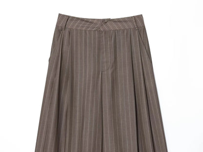 KONDALA Women Elegant Striped Blazer Suit Slim Button Blazer or Wide-leg Pants 2025 Spring Fall Fashion Mujer Commute Pants Set.