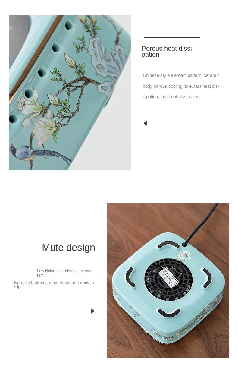 220V High-Temperature Resistant Electric Tea Stove & Tea Kettle Set for Home Use A