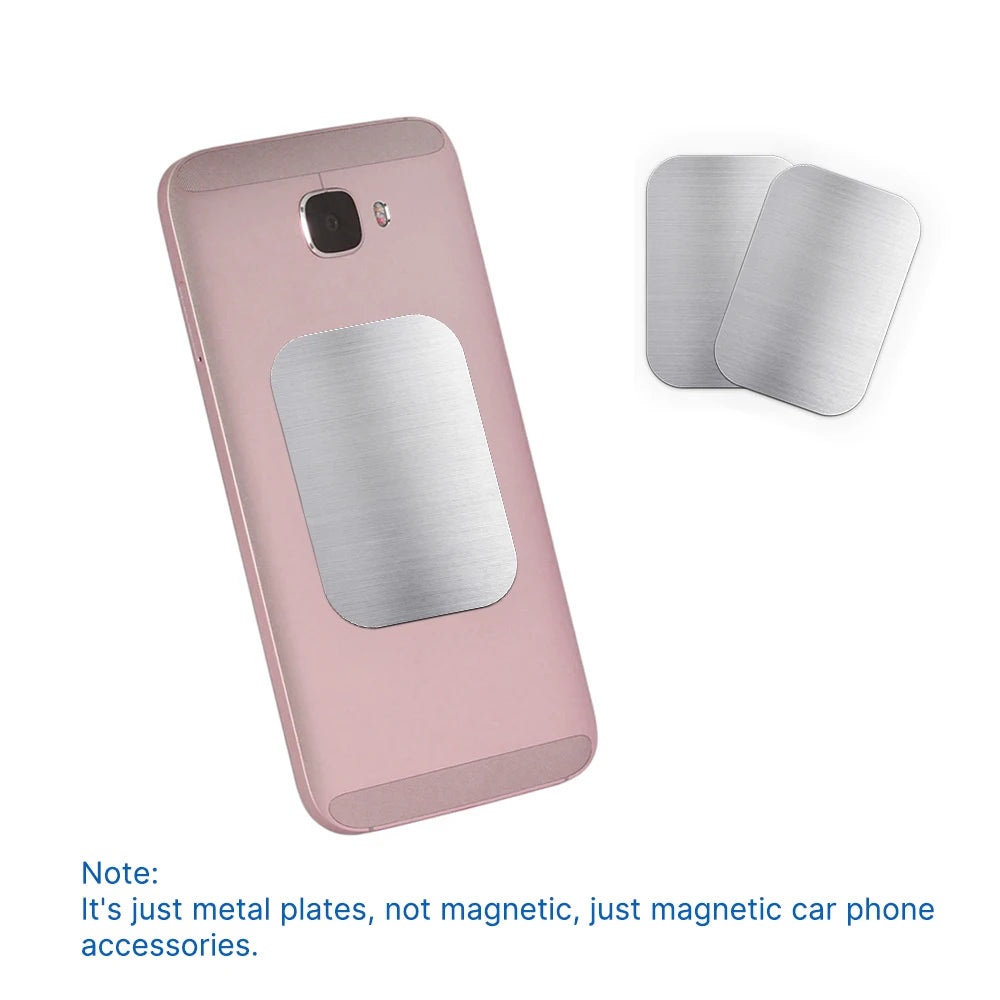 Metal Plate For Car Phone Holder Magnetic Universal Iron Sheet Disk Sticker Mount Mobile Phone Magnet Stand For IPhone.