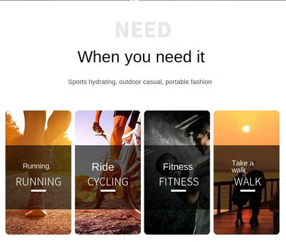 500ML 3-layer Sports Water Protein Powder Shaker Bottle Outdoor Travel Portable Leakproof Drinkware Plastic Drink BPA Free.