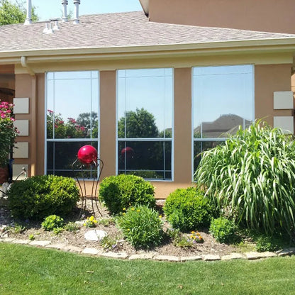 2/3/5M Einweg-Spiegel-Fensterfolie, Vinyl, selbstklebend, reflektierend, Solarfolie, Sichtschutz, Fenstertönung für Zuhause, silberner Glasaufkleber