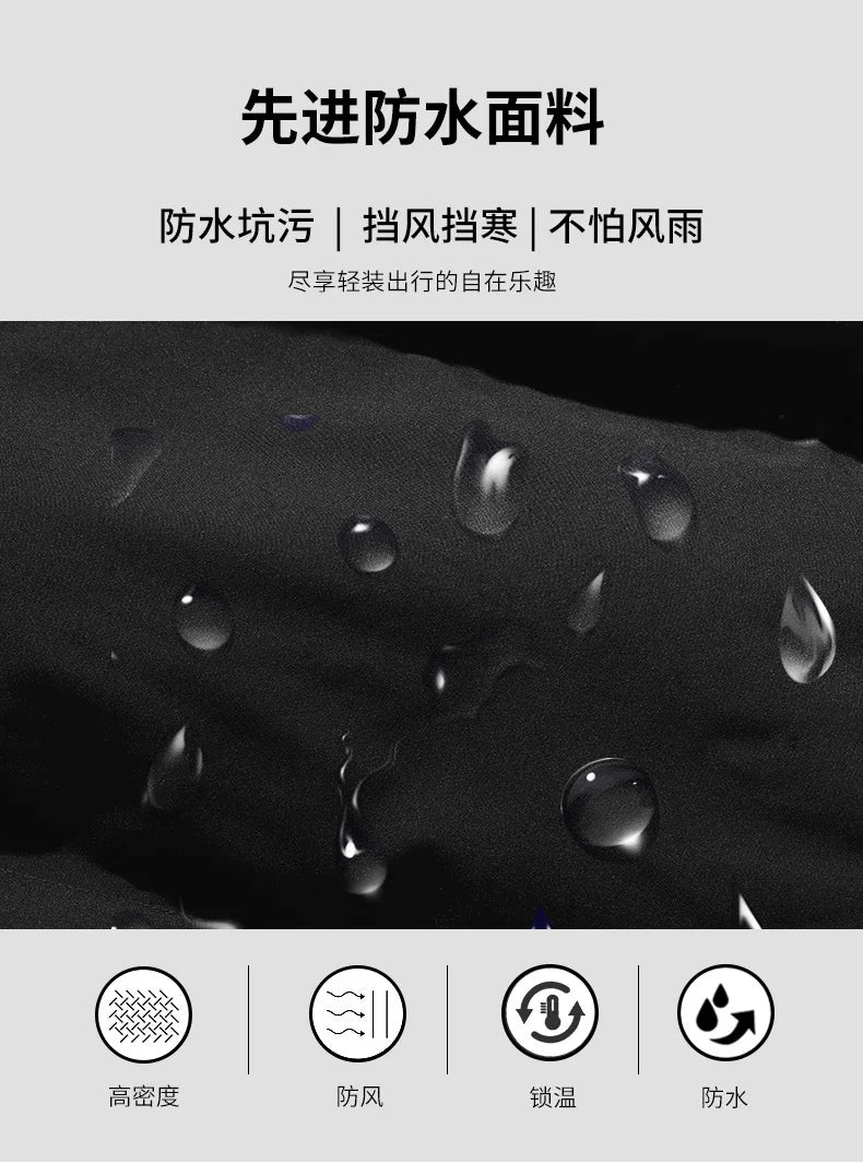 Korean Fashion Winter Men Hooded Parkas Casual Outdoor Windproof Men Clothing with Hood Thickened Warm Cotton Jacket for Men New.