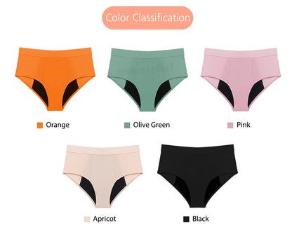 Menstruation Panties High Waist Abundant Flow Menstrual Panties Woman Absorbent Period Underwear Incontinence Briefs Ladies.