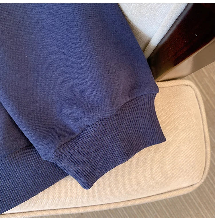 150kg plus size Damen büste Herbst Winter lose Rundhals ausschnitt Fleece warmes Sweatshirt bedrucktes Oberteil blau 5xl 6xl 7xl 8xl 9xl.