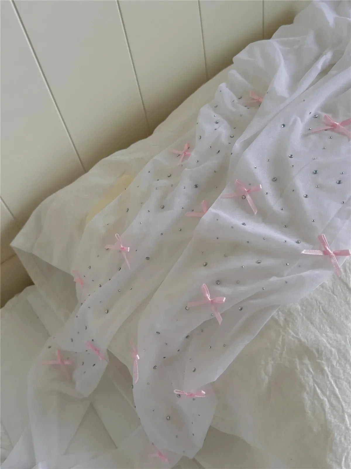 New Lolita Velvet Bowkont Embroidery Pearl Tights Pantyhose Flash Diamond Women Tight JK Style Sweet Girls Kawaii Cute Stockings.