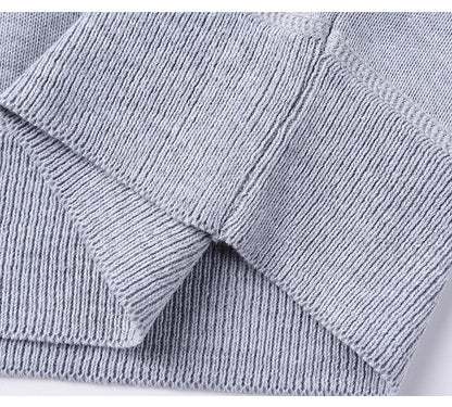 Men's Autumn Winter New Turtleneck Sweater Warm Cozy Solid Color Casual Bottom Knitted Pullovers Male Fashion Knitwear