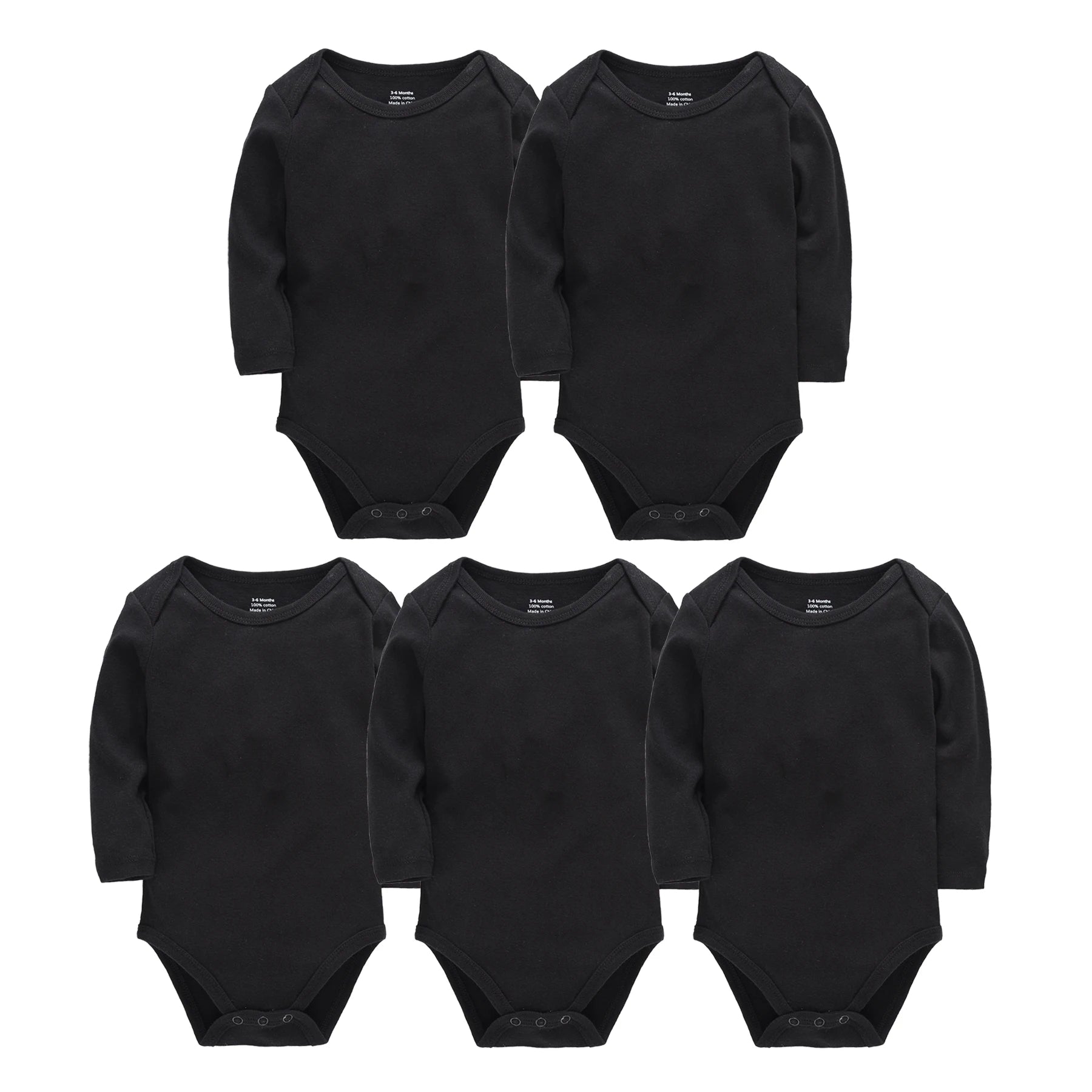 Kavkas 3 Stück 5 Stück 7-teiliger Baby-Body für Jungen, 0–24 Monate, 100 % Baumwolle, volle Ärmel, Herbst-Kleidung für Neugeborene.