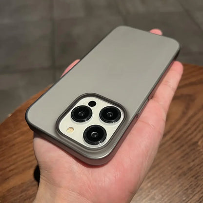 Ultra Thin Matte Hard PC Translucent Clear Phone Case For iPhone 17 16 15 14 Plus 13 12 Pro Max Shockproof Slim Skin Back Cover.