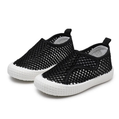 Kids Summer Shoes for Boys Girls Toddlers Children Casual Flats Air Mesh Net Breathable Hollow Cut-outs Sneakers Soft Fashion