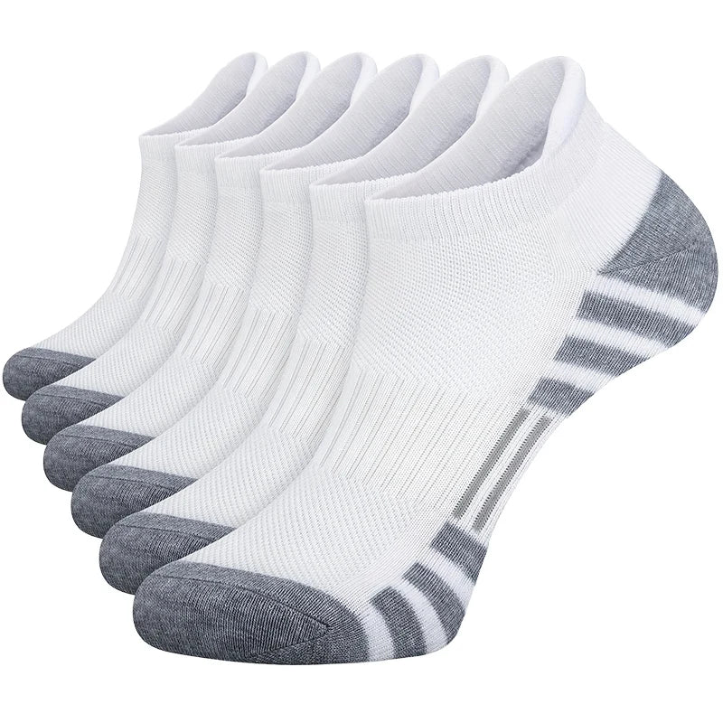 6/12 Pairs Men's Outdoor Gym Socks High Quality Comfortable Soft Ground-Gripping Football Large Size New Style.