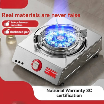 5.2KW Liquefied Gas Stove Range Single-range Energy-saving Flameout Protection Fierce Fire Stove.