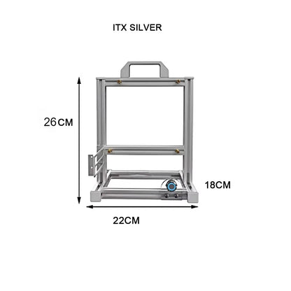 ITX MATX ATX Gamer Cabinet,MOD Desktop PC Case Open Frame Rack,Water Cooler Computer Gaming Chassis Vertical Personality DIY