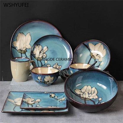 Ceramic Dinner Plate Service Dish Cake Dish Western Steak Steak Disc Salad Bowl Kitchen Board Wedding Kitchen Supplies Beautiful.