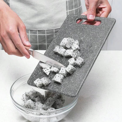 Marble Texture PP Cutting Board Antibacterial and Mildew Cutting Board Kitchen Vegetable Cutting Board Dishwasher Safe.