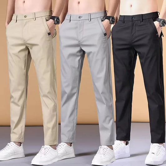 Fashion Men's Pants Summer Suit Pants Casual Korean Men's Pants Joggers Men Streetwear Casual Sports Pants.