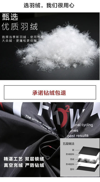 Men White Duck Down Parkas -20 Degree Winter Jacket Men's Thick Warm Snow Parkas Overcoat Windbreaker Hooded Parkas Coat Hombre.