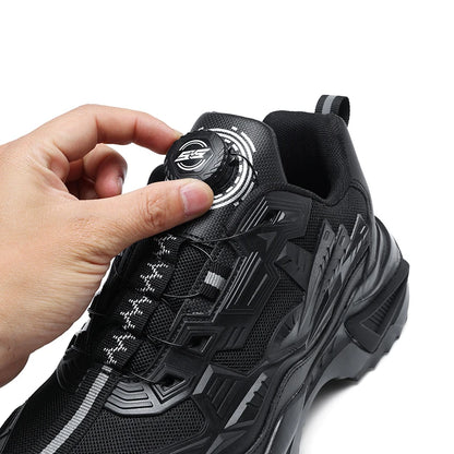 Men's Military Tactical Boots Army Boots Men Side Zipper Military Boots Men Anti-Slip Ankle Boots Work Safety Shoes Hiking Shoe.