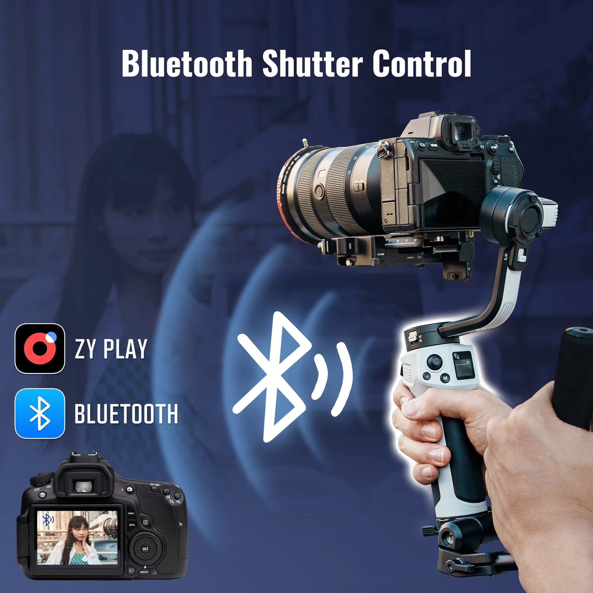 ZHIYUN Official CINEPEER WEEBILL 3E Camera Stabilizer Handheld Gimbal 3-Axis Cameras Gimbals for DSLR Mirrorless Cameras.