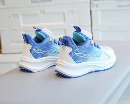 Tenis Child Shoe Casual Sneaker for Boy Kid Shoe for Girl Rotating Buttons Running Shoe for Girl Soft Sole Mesh Braeathable Shoe.