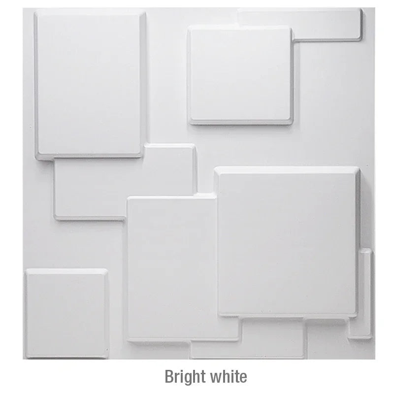 12pcs/lot 50x50cm 3D Wall Panel 3D wall stickers Relief Wall Panel Stickers Living Room Kitchen Bedroom Home Decor Party back