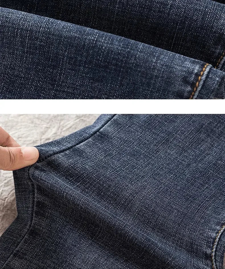 High Waist Nine-Tenths Women's Skinny Jeans Elastic Slimming Fashionable Spring Autumn New Style Small Foot Tight Pants