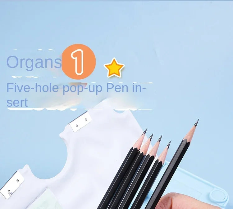 Astronaut multifunktion ale Büro Briefpapier Box Grundschule Schüler große Kapazität Feder mäppchen Cartoon Geschenk 6-teiliges Set.