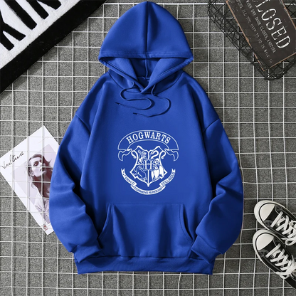 2025 Fashion Hogwarts Printed 2d Hoodies Women Sweatshirt Autumn Winter Long Sleeves Y2k Casual Loose Tops Oversized Hoodies.