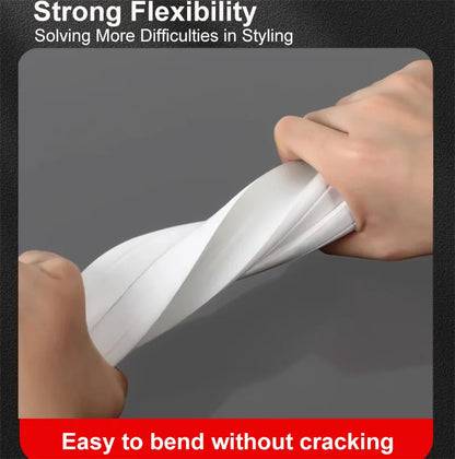 1-5M Recessed White Silicone Tube Border Led Neon Flexible Channel Holder Easy Install Waterproof Dustproof DIY Special-shaped.