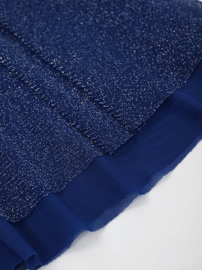 Kinder Mädchen Eiskunstlauf Kostüm Ballett lyrische Tanz gymnastik Trikot Kleid Langarm glänzend Mesh Performance Dance wear