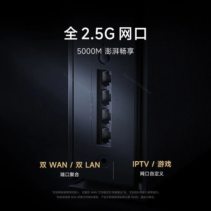 Xiaomi Router BE6500 Pro Wifi 7 Hub Gateway IPTV 2.5G Ethernet Port 1GB Large Memory OFDMA IPV6 WPA3 Repeater Signal Amplifier.