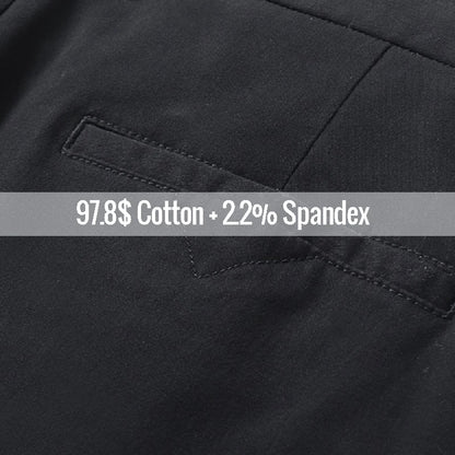 New in Spring Casual Pants Men Straight Fit Cotton Stretch Chino Trouser Male Formal Work Business Dress Khaki Fashion Regular.