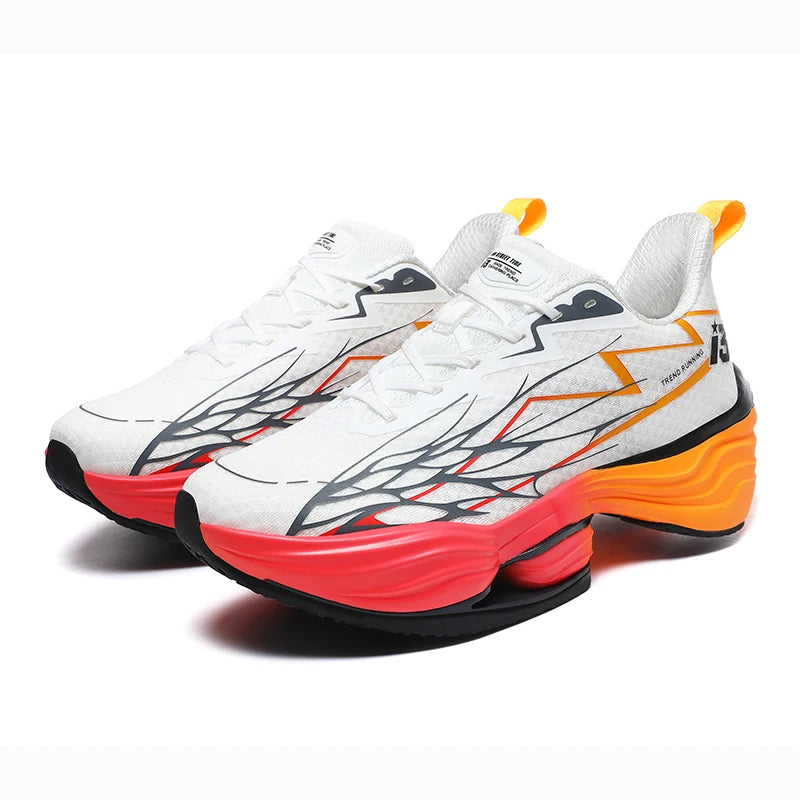 Sportschuhe Herren Mesh Atmungsaktive Dämpfung Hochwertige rutschfeste Turnschuhe Sommer Marathon Training Laufschuhe für Damen.