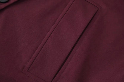 Frühjahr 2022, neue, vielseitige, einreihige, langärmlige Windjacke mit Kapuze und Tasche für Damen.