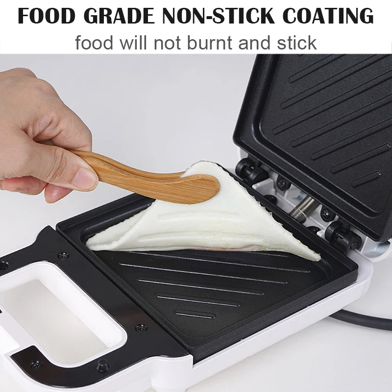 Sandwich machine breakfast machine household light food machine frying machine multi-function heating toast pressure toaster.