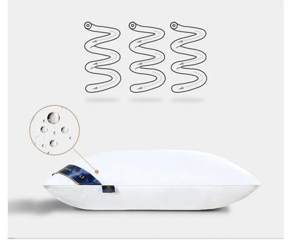 Solid color 48*74 2PCS sleeping Pillows for home bedroom Stuffed 5star hotel bounce back soft comfortable bed adult sleep pillow.